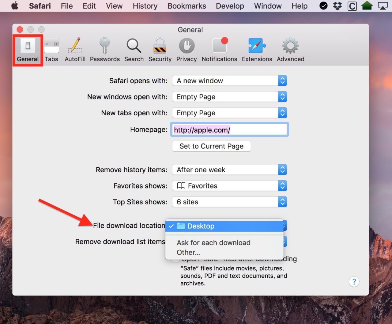 Change Download Folder On Mac